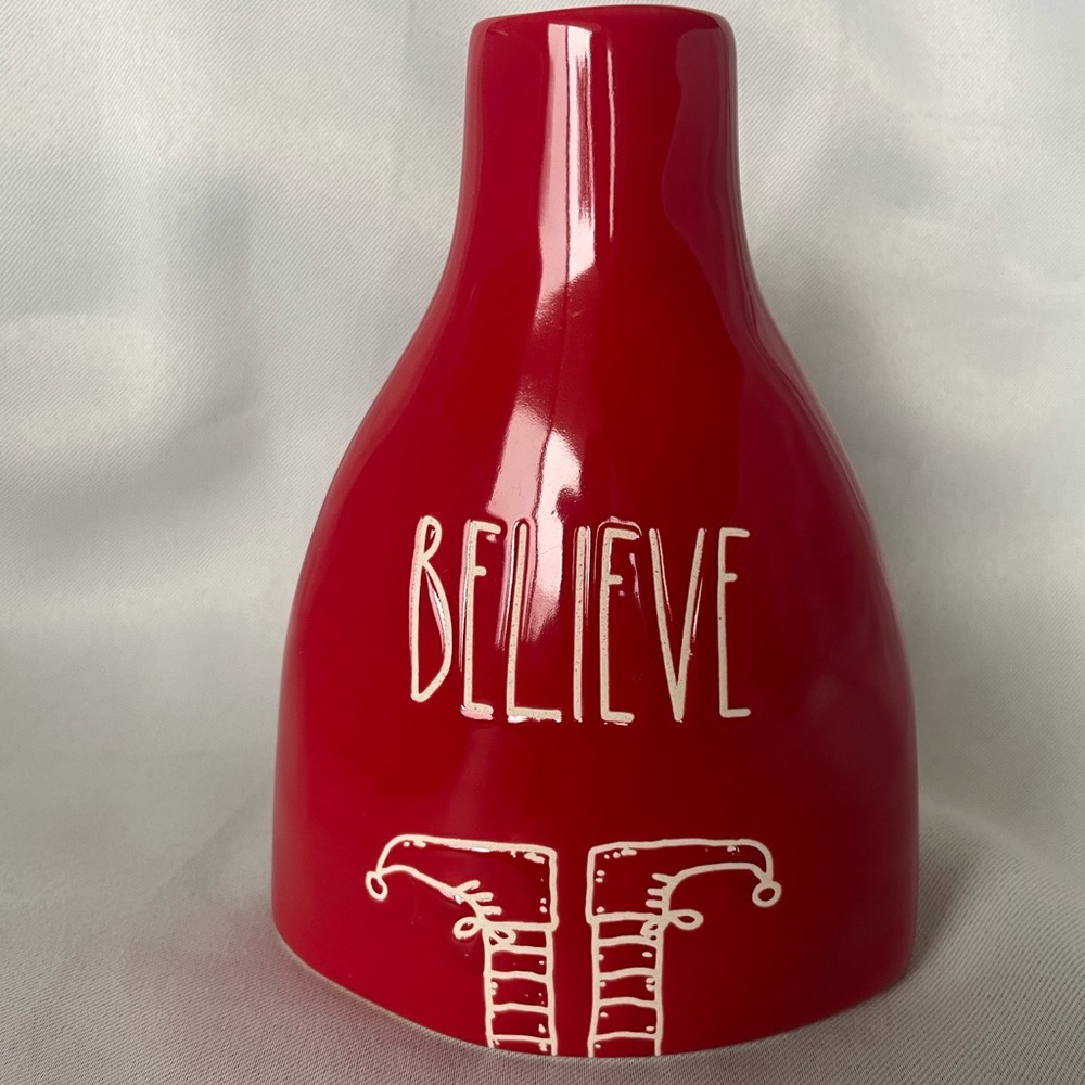 Rae Dunn Christmas Believe Elf Mini Vase - Picture 3 of 4
